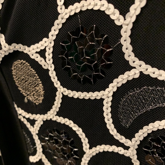 Rare Custom Designed Black Blouse Size Large - Picture 3 of 7